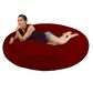 Jaxx 6" Cocoon Large Bean Bag Chair in Cinnabar, , large
