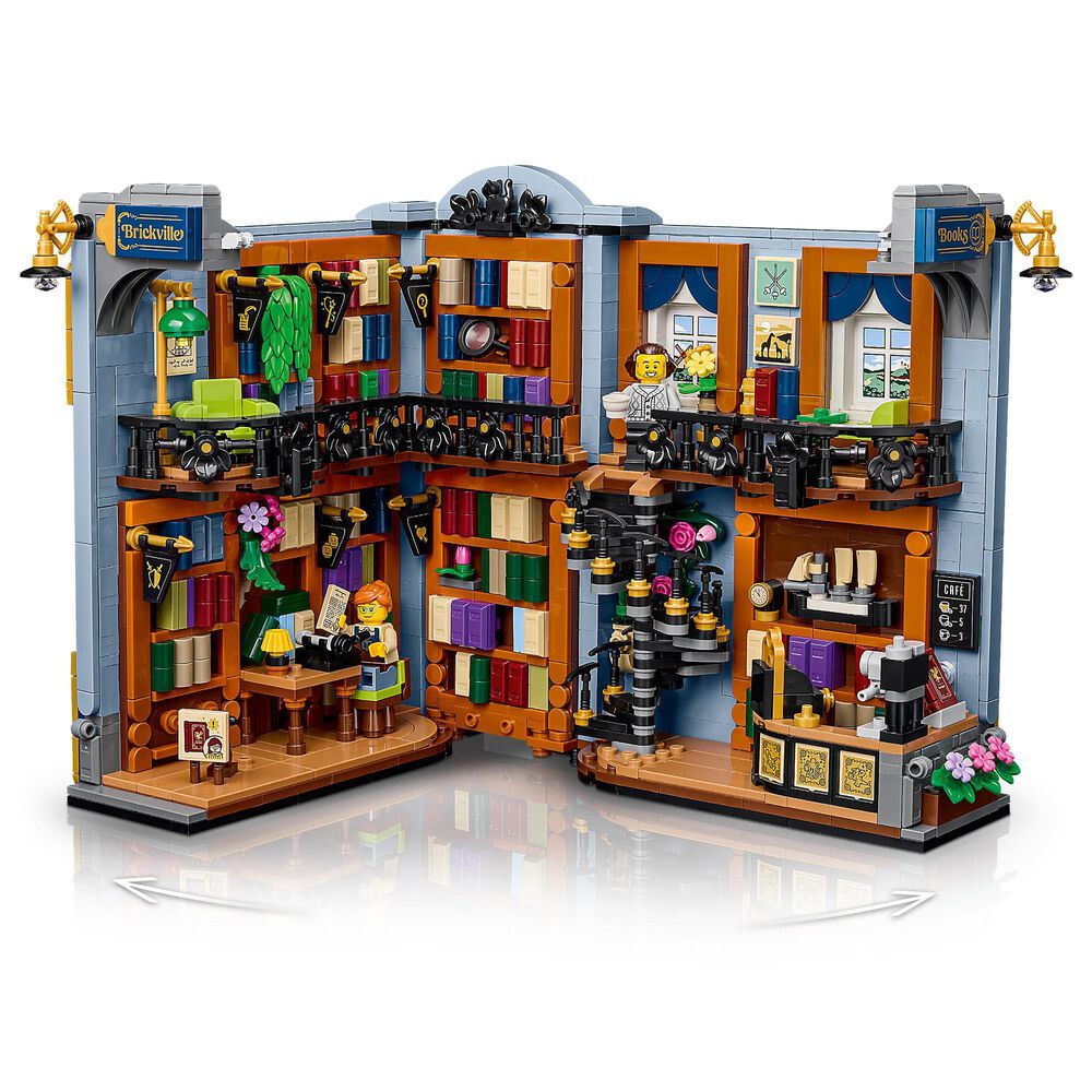 LEGO Icons Bookstore Book Nook Building Set, , large