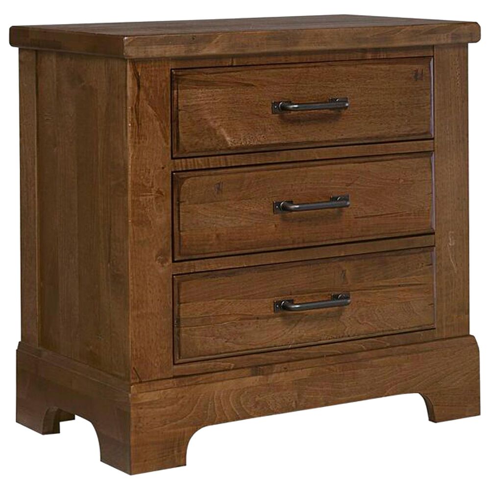 Viceray Collections Cool Rustic 4-Piece King Plank Bedroom Set with Storage in Amber, , large