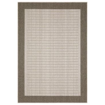 ROW by Oriental Weavers Zarina Striped Beige and Brown 3"3" x 5" Indoor/Outdoor Area Rug, , large