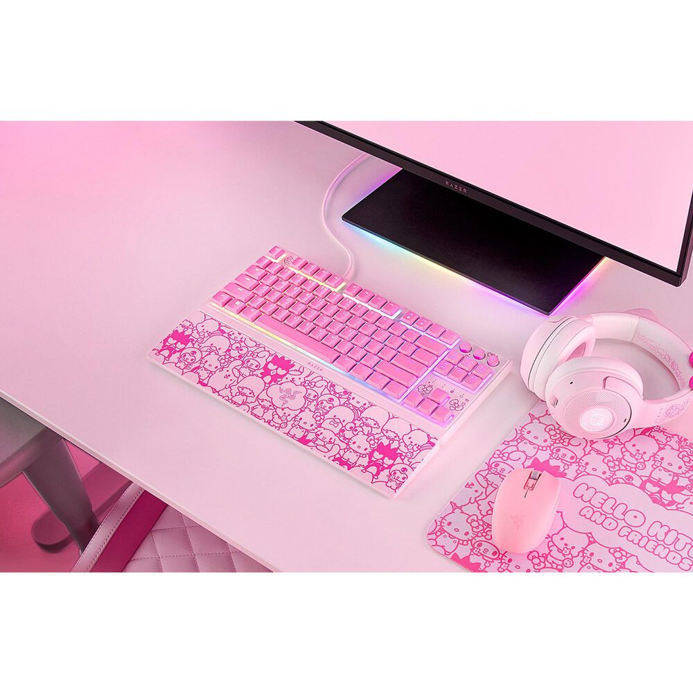 Razer Ornata V3 Tenkeyless Hello Kitty and Friends Edition Keyboard in Pink, , large