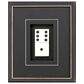 Paragon Dominoes 18" x 15" Wall Art in Black (Set of 4), , large