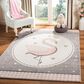 Safavieh Carousel CRK154 3"3" x 5"3" Pink and Ivory Kids  Area Rug, , large