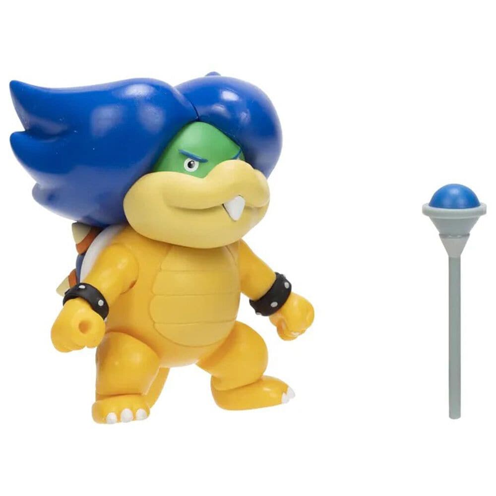 Super Mario 4&quot; Ludwig Von Koopa Figure with Wand in Multicolor, , large