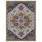 Amer Rugs Boho 5" x 8" Yellow and Pink Area Rug, , large