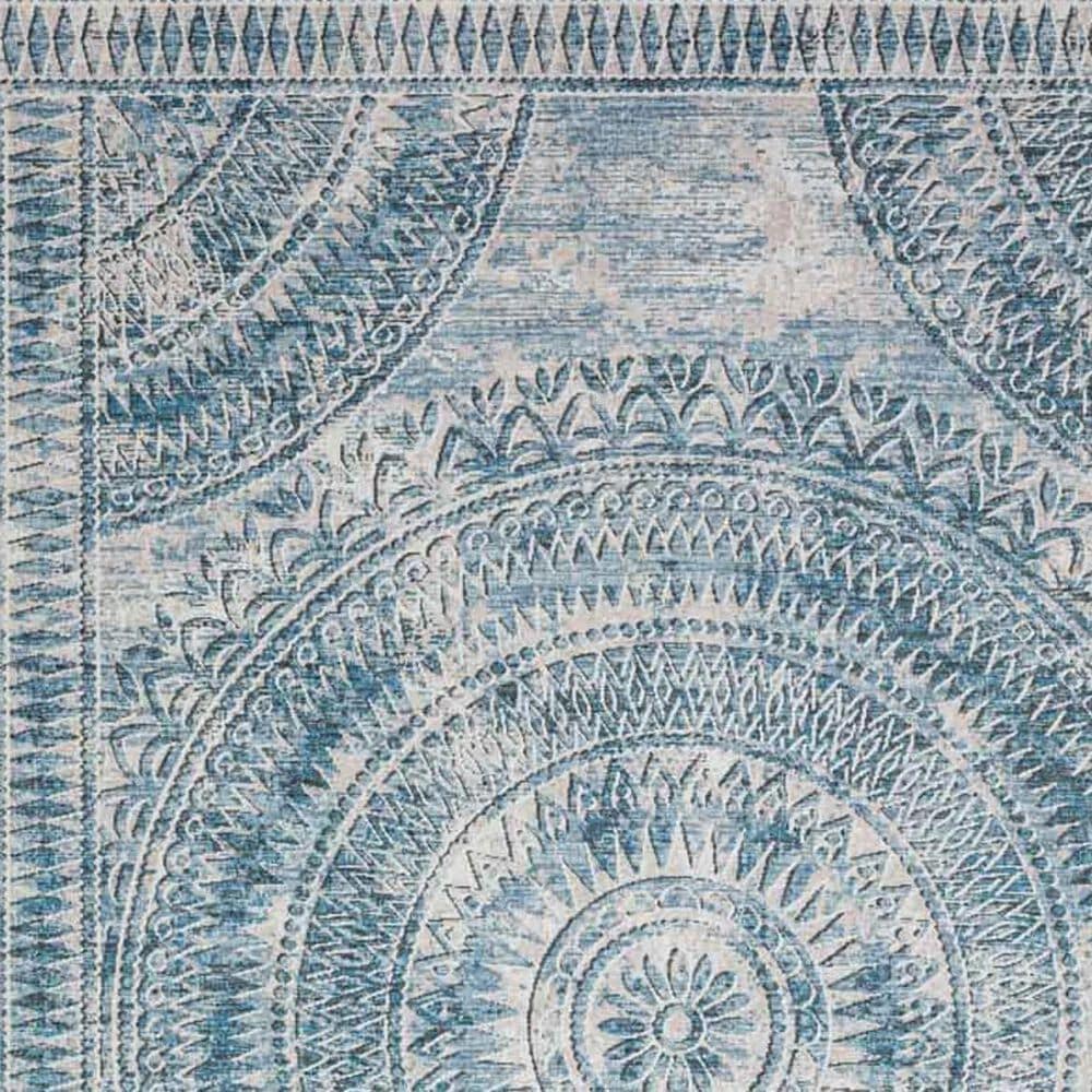 Dalyn Rug Company Sedona Oriental 9&#39; x 12&#39; Indigo Indoor/Outdoor Area Performance Rug, , large