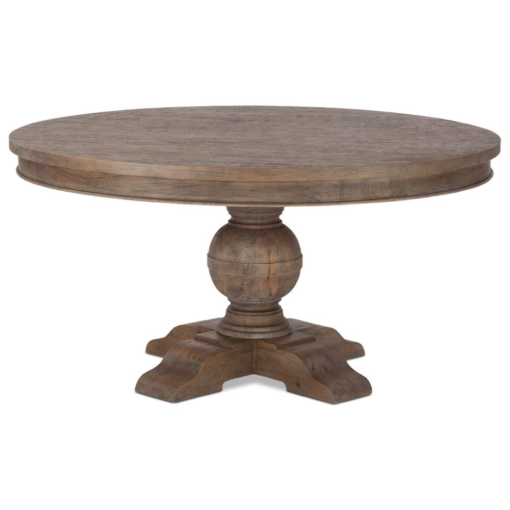 Home Trends & Design Colonial Plantation 60" Dining Table in Weathered Teak - Table Only, , large