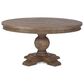 Home Trends & Design Colonial Plantation 60" Dining Table in Weathered Teak - Table Only, , large