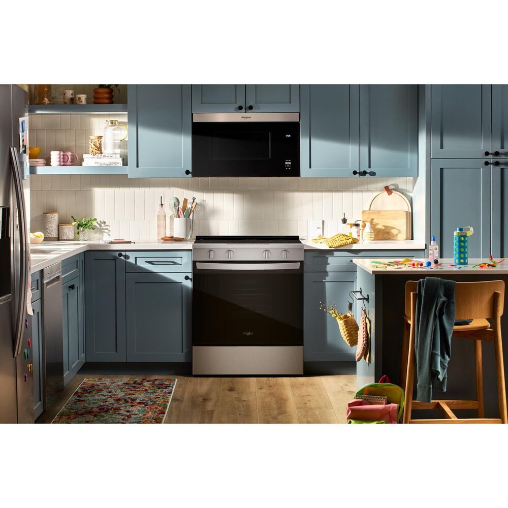 Whirlpool 30" Electric Range in Stainless Steel, , large