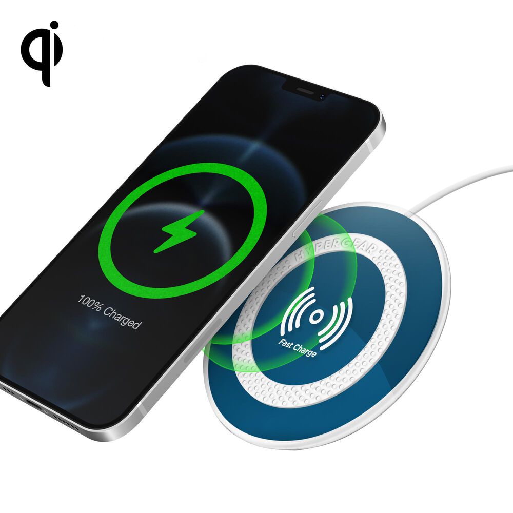 Hypercel ChargePad Pro 15W Wireless Fast Charger in Blue, , large