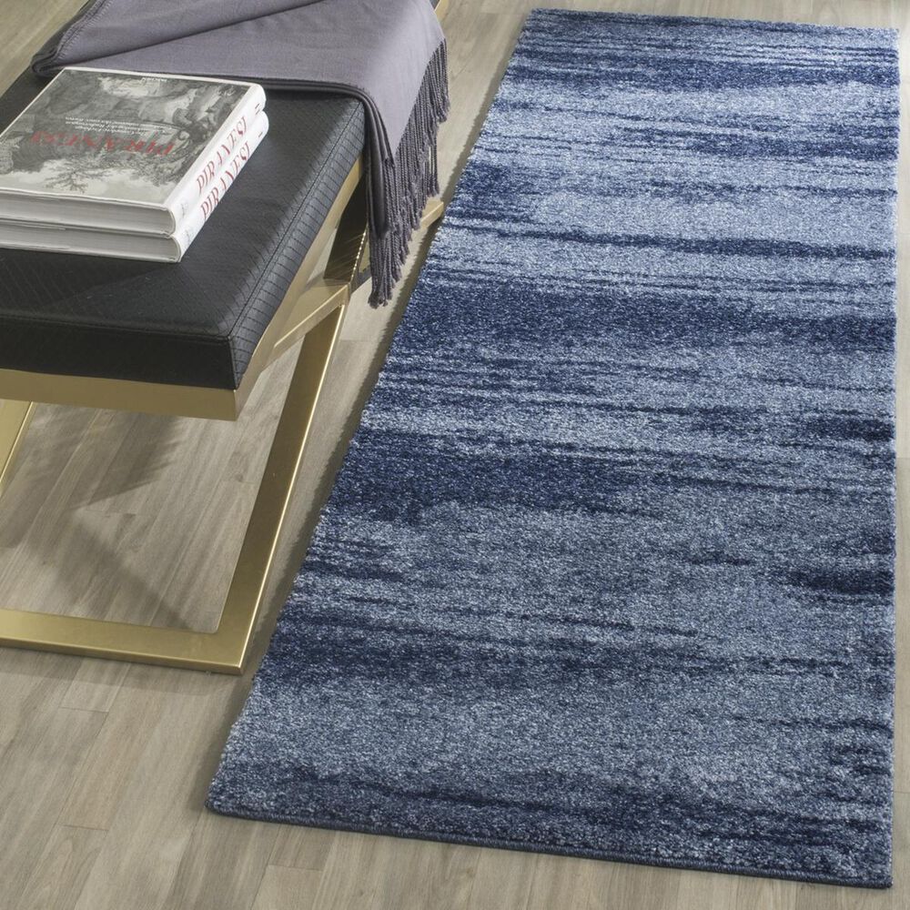 Safavieh Retro RET2693-6065 2&#39;3&quot; x 11&#39; Light Blue and Blue Runner, , large