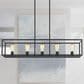 Golden Lighting Wesson 5-Light Linear Pendant in Matte Black, , large