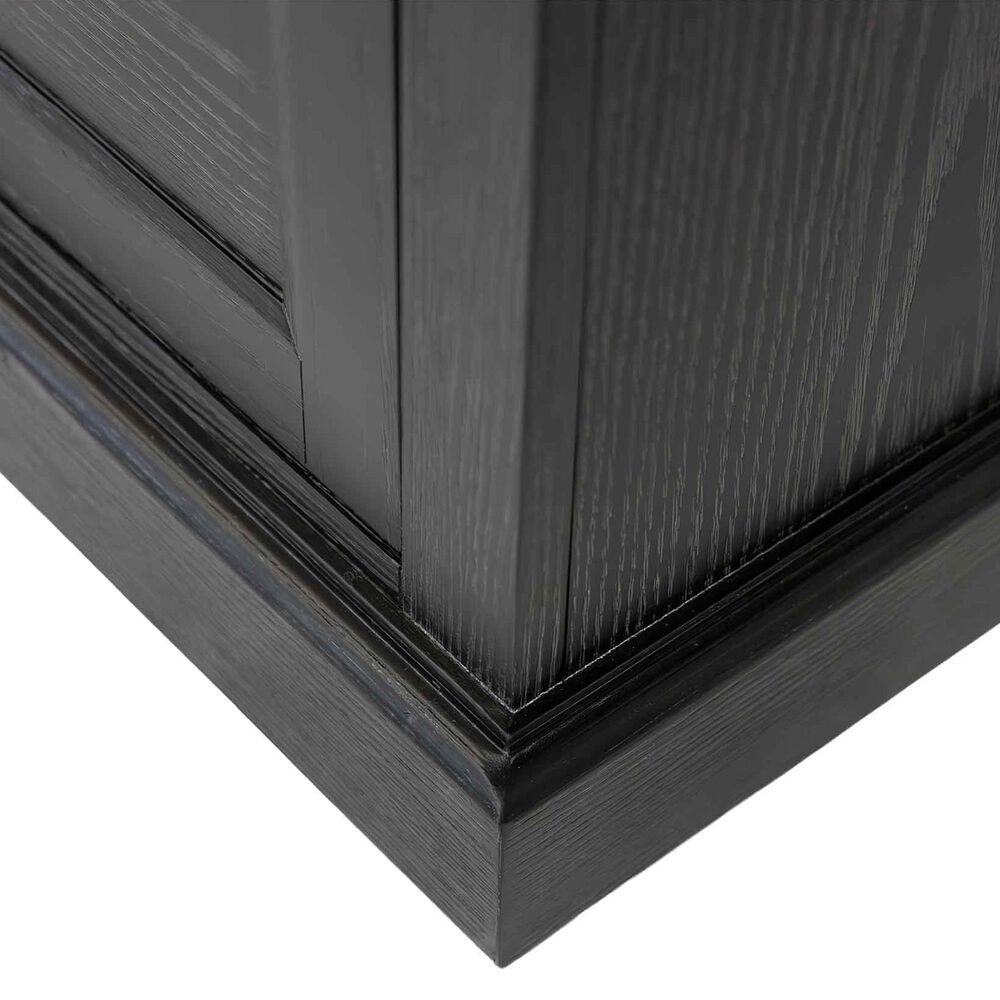 Wycliff Bay Willow Lane Double Pedestal Executive Desk in Ebony Black, , large