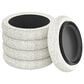 Golden Wave Furniture Zuri 19" Ottoman with Storage and Tray in Soothe Fog, , large