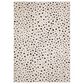 ROW by Oriental Weavers Hunter Polka Dots Beige and Black 6"7" x 9"6" Area Rug, , large