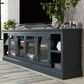 Riva Ridge Byron 98" TV Console with 4 Doors in Malta Blue, , large