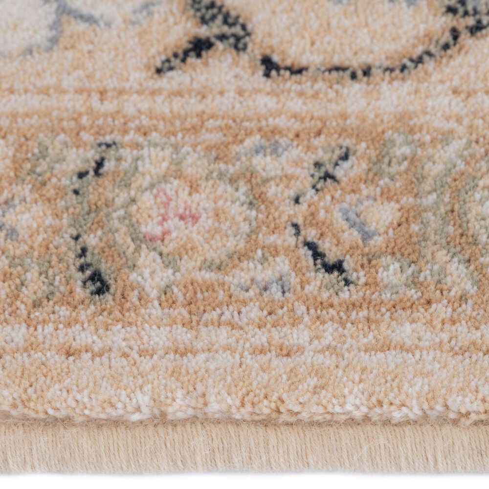 Capel Avery Keshan 3401RS03110506350 3&#39; 11&quot; x 5&#39; 6&quot; Onyx Cream Area Rug, , large