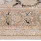 Capel Avery Keshan 3401RS03110506350 3" 11" x 5" 6" Onyx Cream Area Rug, , large