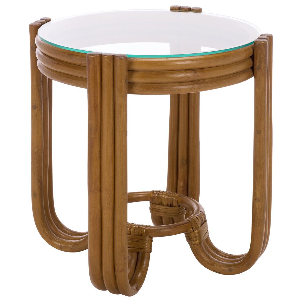 Safavieh Bilian Round Accent Table in Brown, , large
