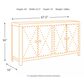 Signature Design by Ashley Rock Ridge Accent Cabinet in Gunmetal, , large