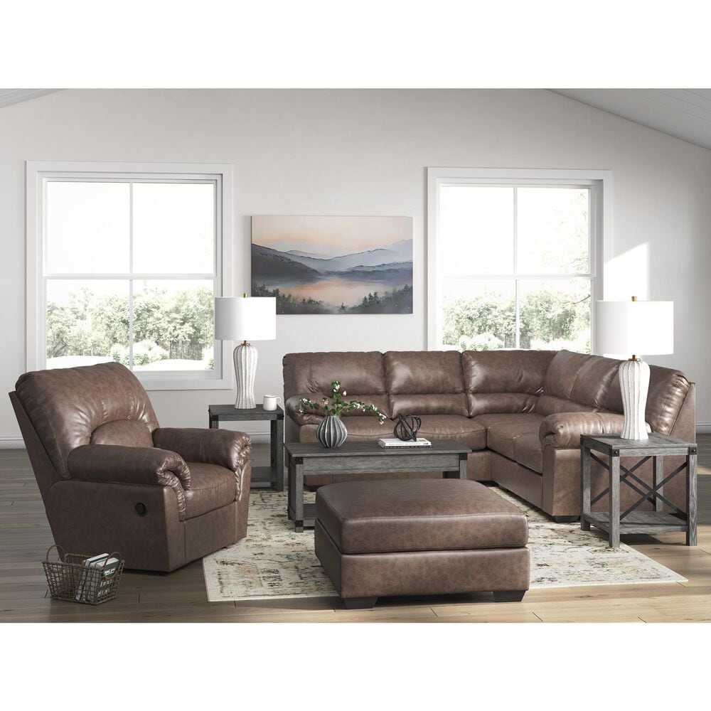 Ashley WillowBend Rocker Recliner in Umber, , large