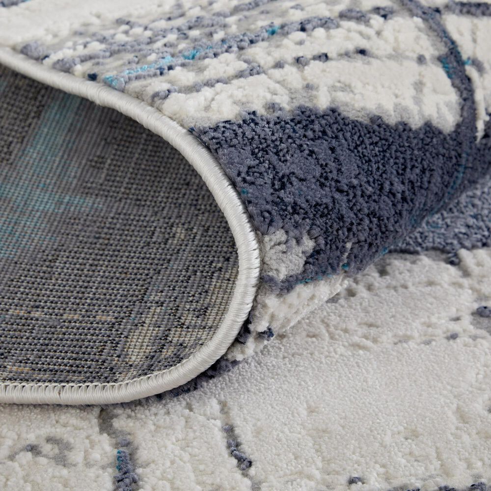 Feizy Indio 1&#39;8&quot; x 2&#39;10&quot; Blue and Ivory Area Rug, , large