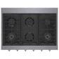 Bosch 36" Gas Cooktop with 6 Burners in Stainless Steel, , large