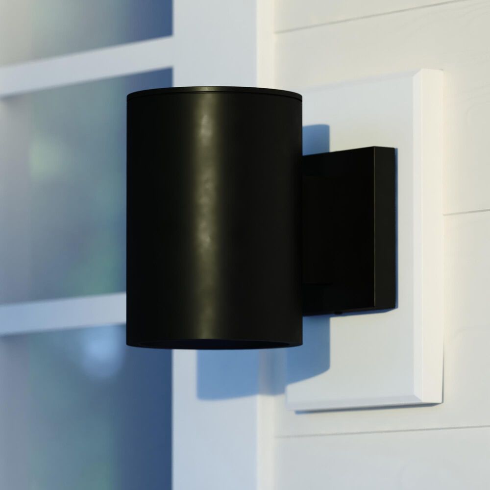 Vaxcel Chiasso 1-Light Outdoor Wall Sconce in Textured Black, , large