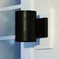 Vaxcel Chiasso 1-Light Outdoor Wall Sconce in Textured Black, , large