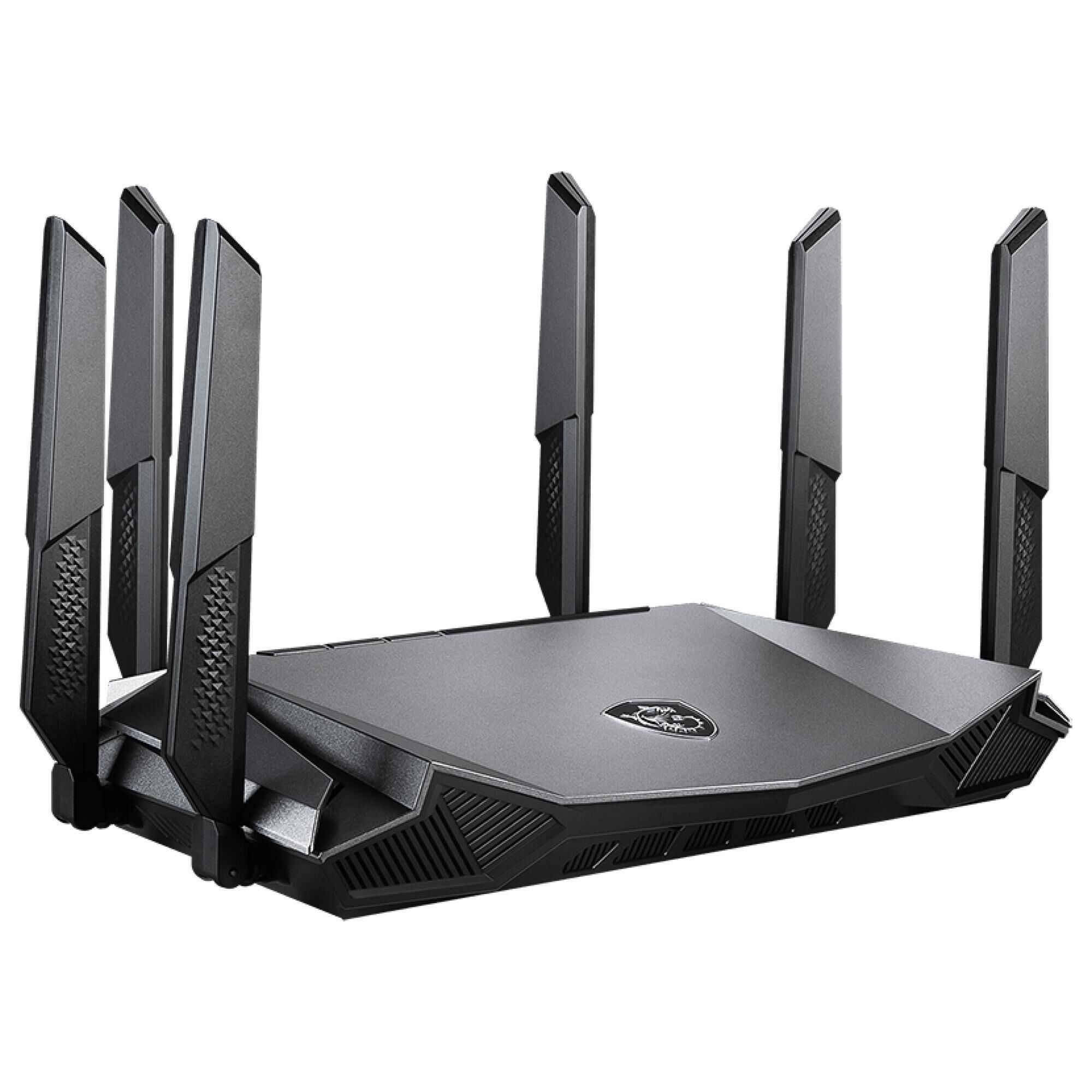 MSI Wi Fi 6 Tri Band Gaming Router in Black NFM