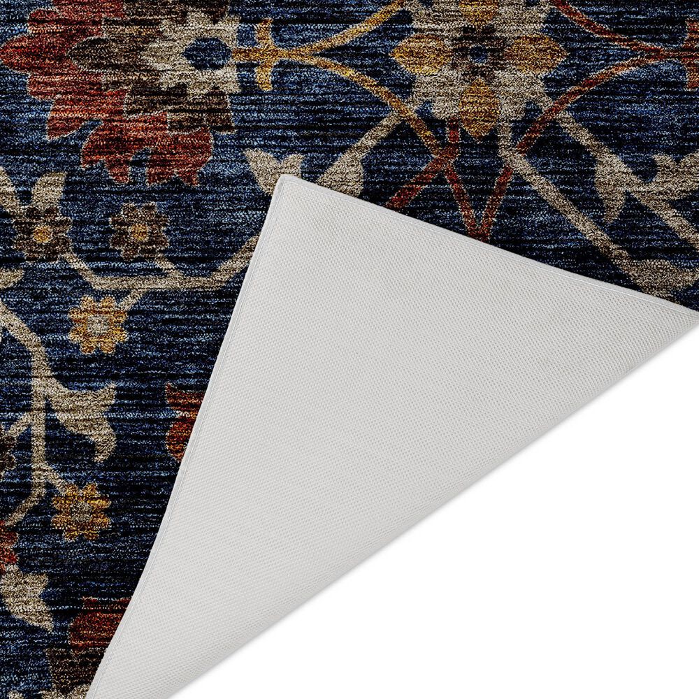 Dalyn Rug Company Silk Road Navy, Copper, Gold, Beige, Sage and Brown 3&#39; x 5&#39; Area Rug, , large