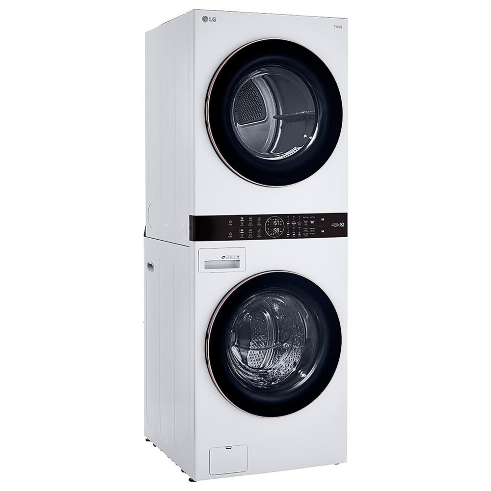 LG WashTower 4.5 Cu. Ft. Washer and 7.4 Cu. Ft. Electric Dryer in White, , large
