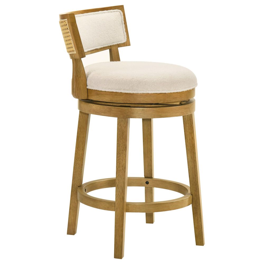 Armen Living Noely Counter Height Stool in Amber Glow, , large