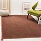 Safavieh Montauk 8" x 10" Orange and Black Area Rug, , large