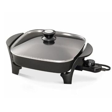Presto 11 in. Electric Skillet With Glass Cover, , large