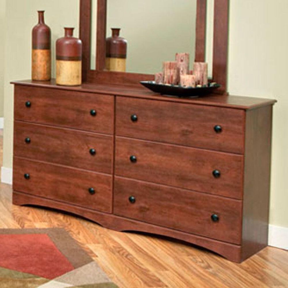 Lemoore 11000 Series 59'' 6 Drawer Dresser in Cinnamon, , large