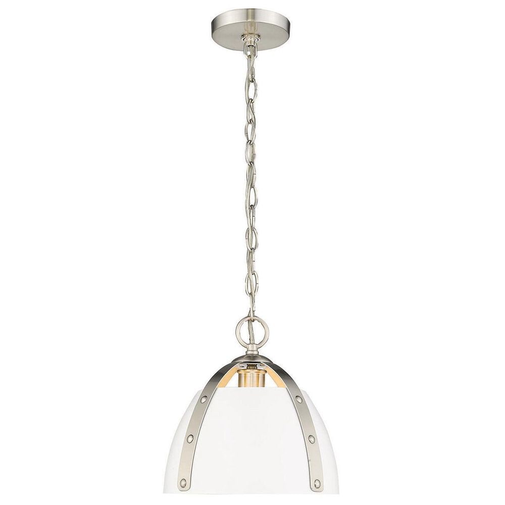 Golden Lighting Aldrich Small Pendant in Silver/Pewter, , large