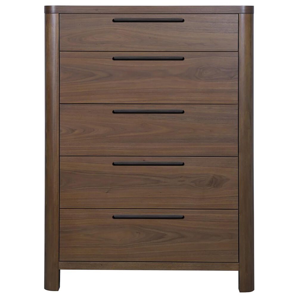 Urban Home Totes 5-Drawer Chest in English Walnut, , large