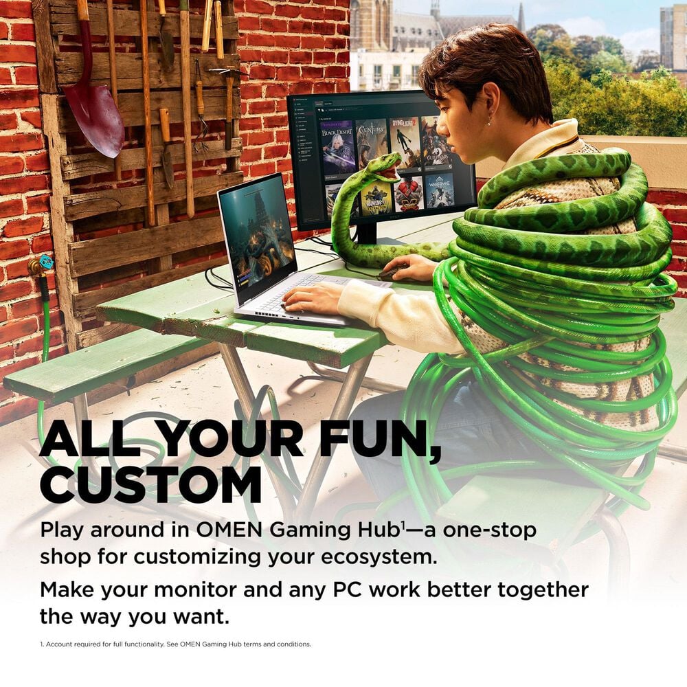 HP Omen 24&quot; FHD 165Hz Gaming Monitor in Black, , large