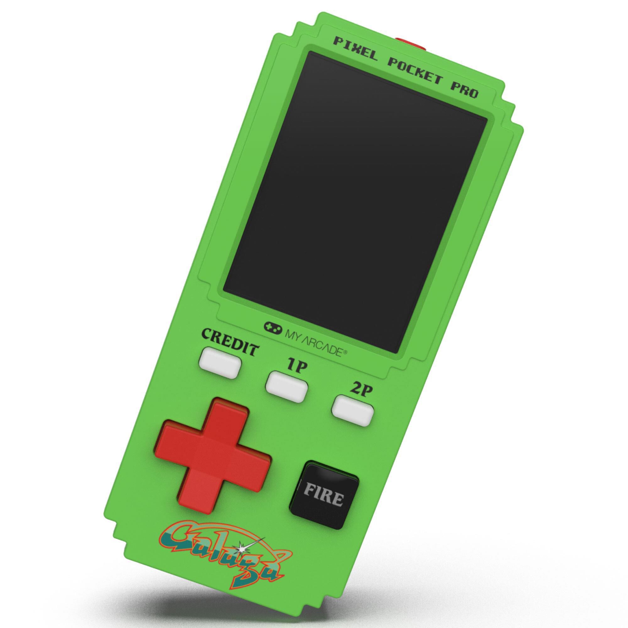 dreamGEAR Galaga Pixel Pocket Pro Handheld System in Multicolor
