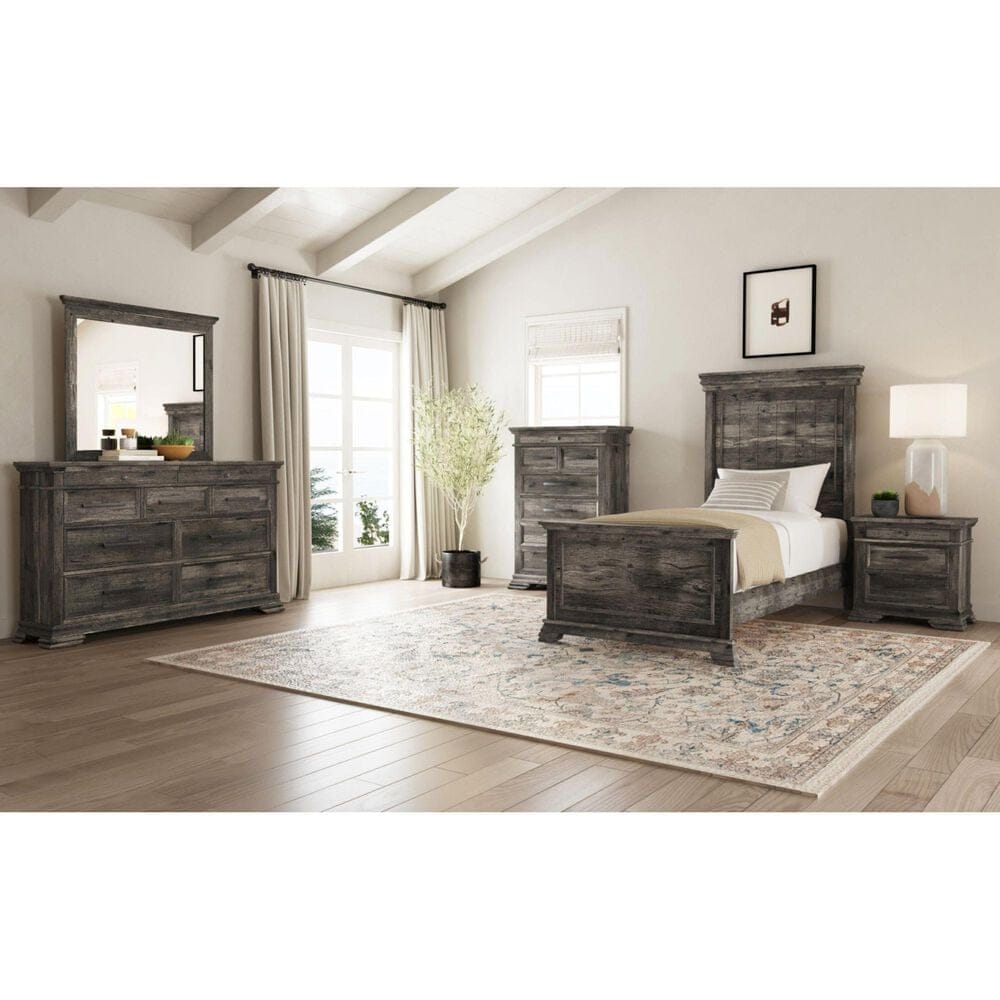 Mayberry Hill Park Ridge Dresser Mirror in Charcoal, , large
