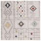 Safavieh Adirondack ADR206F 6" Square Light Grey and Aqua Area Rug, , large