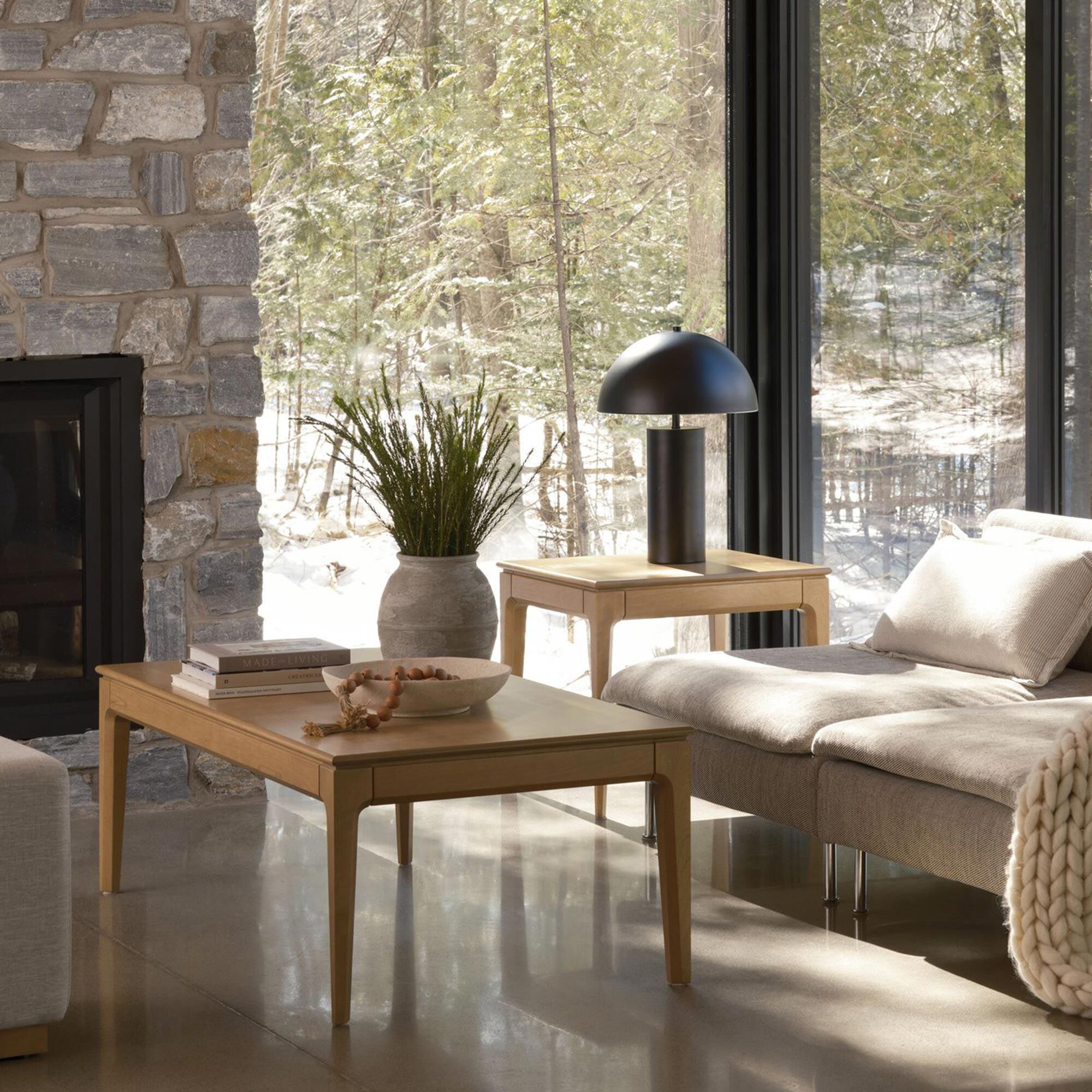 Canadel Accent Essence End Table in Caramel Washed