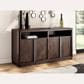 Ashley Kendamor Dining Server in Dark Brown and Matte Black, , large