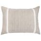 Pom Pom At Home Rory 28" x 36" Big Pillow with Insert in Flax and White, , large