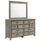 Mayberry Hill Sullivan Dresser and Mirror in Drift Grey, , large