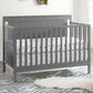 Oxford Baby Lazio 4-In-1 Convertible Crib in Dove Gray, , large