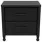 Riverside Furniture Calhoun Ebony 2 Drawer Nightstand in Whiskey Oak, , large