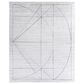 Surya Hightower 9" x 13" Charcoal, White and Black Area Rug, , large