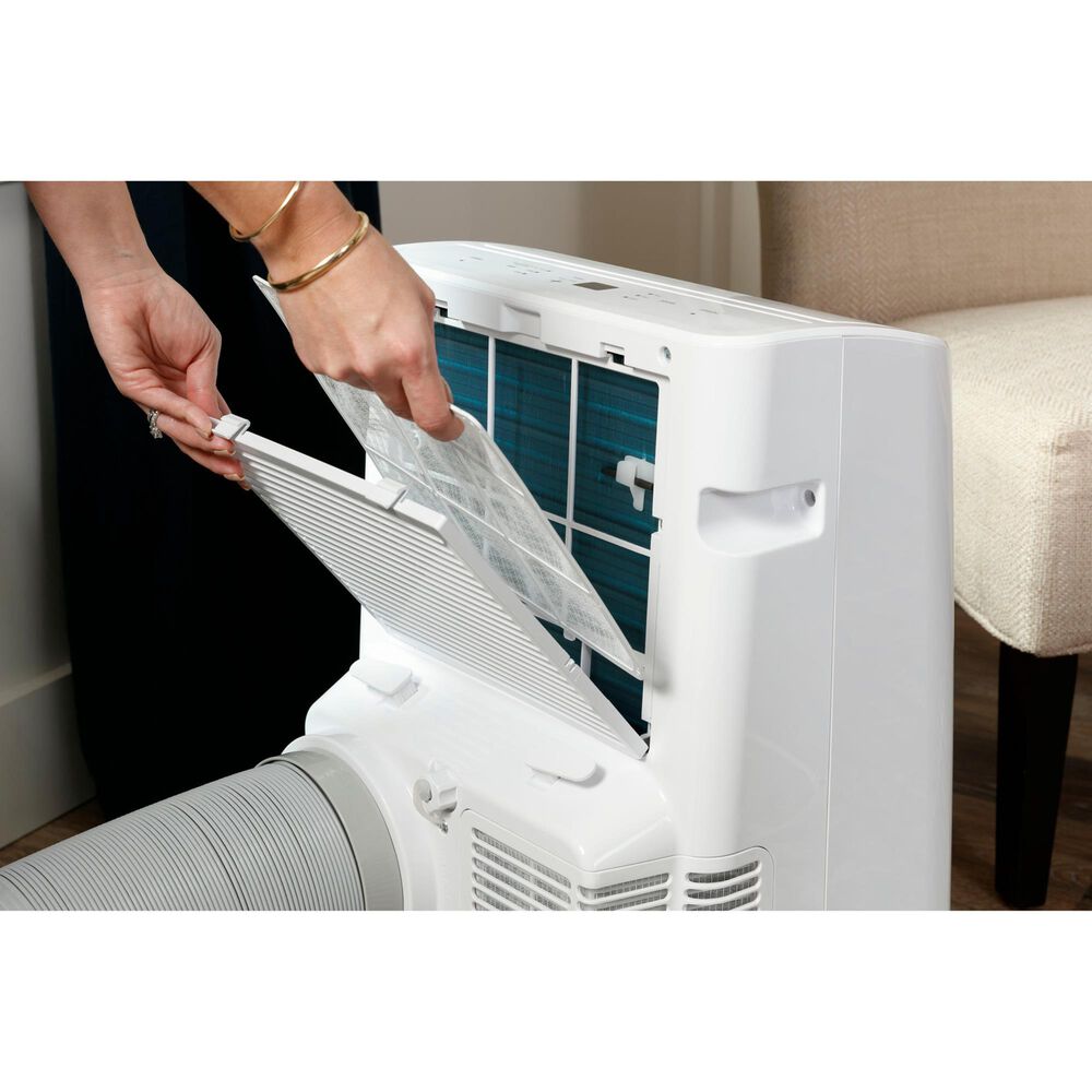 GE Appliances 7800 BTU Portable Air Conditioner in White, , large